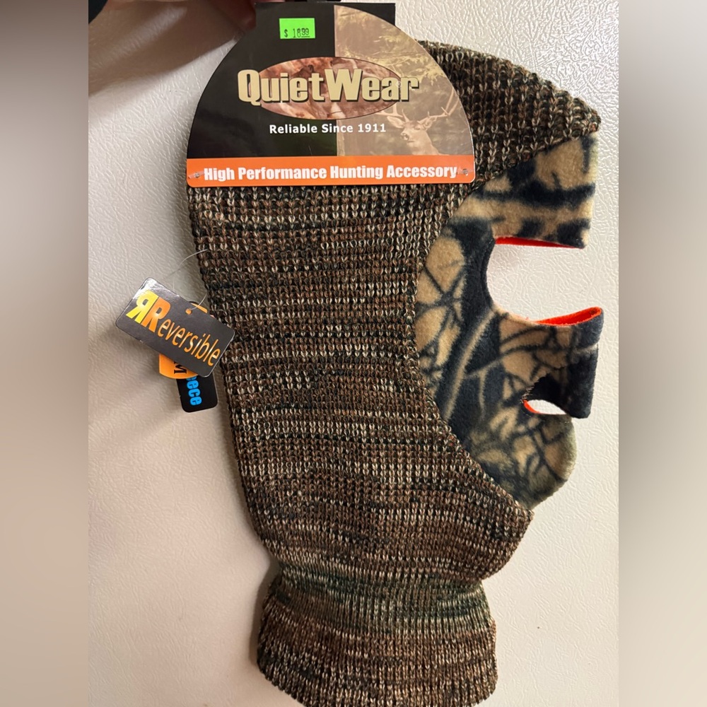 Adult Camo/Reversible Facemask